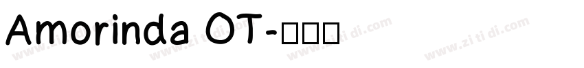 Amorinda OT字体转换